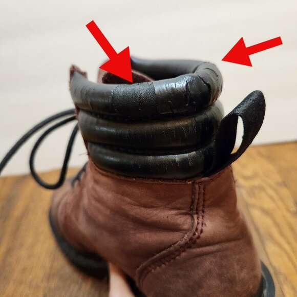 Dr. Martens Burnished Red Alexandra Heeled Boots - Picture 12 of 13